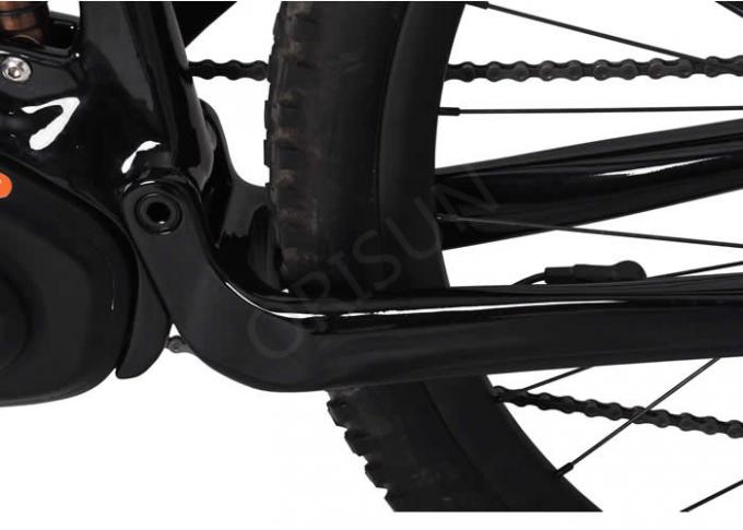 Cadre électrique de vélo de route de fibre de carbone, plein cadre de bicyclette de carbone de suspension